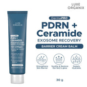 Luxe Organix DermaPRO PDRN + Ceramides barrier cream balm designed to support skin moisture and comfort