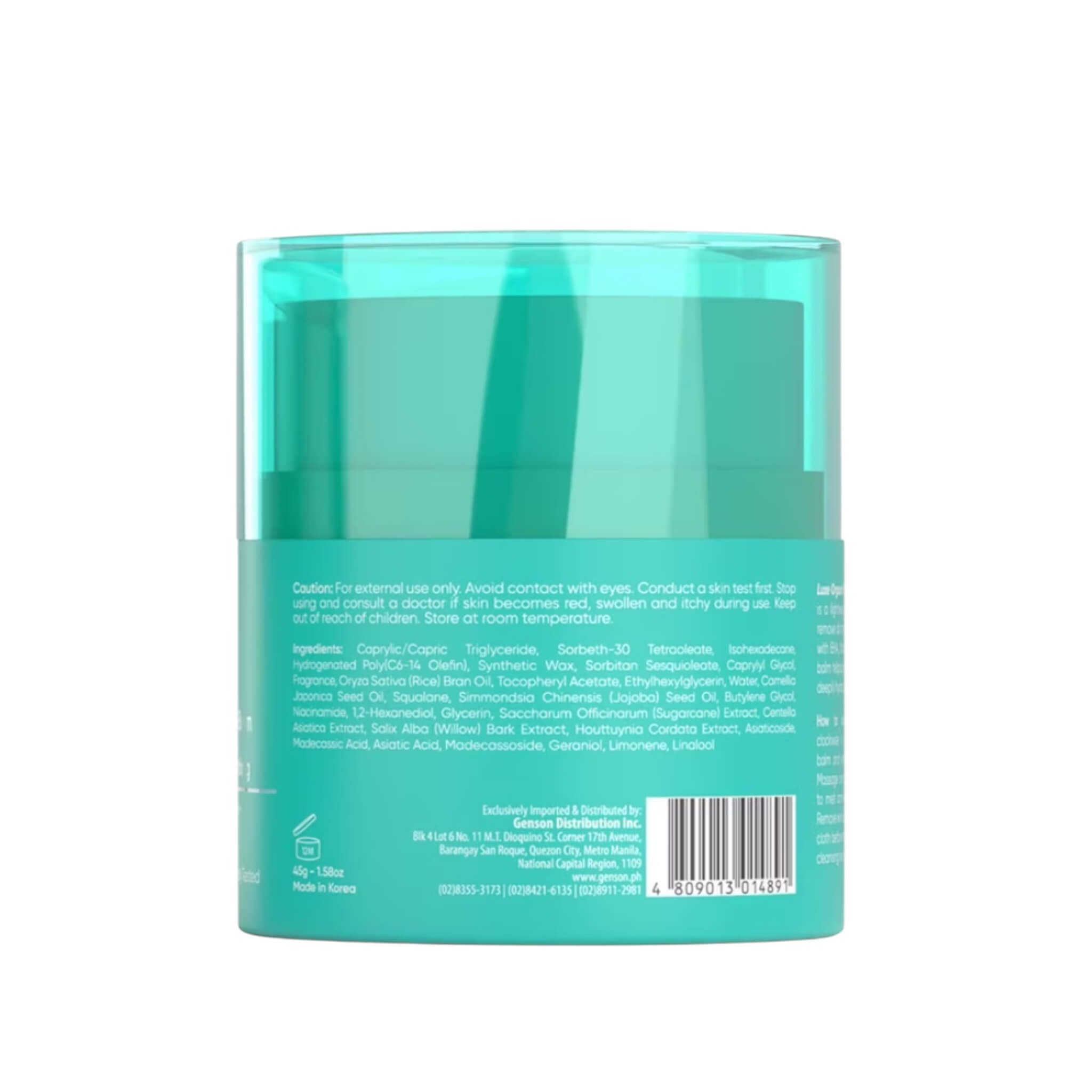 LUXE ORGANIX First Cleanse Blackhead Clearing & Soothing Cleansing Balm 45g with Heartleaf Extract