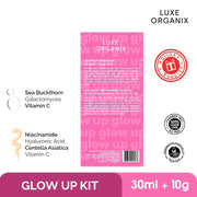 LUXE ORGANIX Power Glow Serum 30ml & Perfecting UV Tint Sunscreen Serum 10g