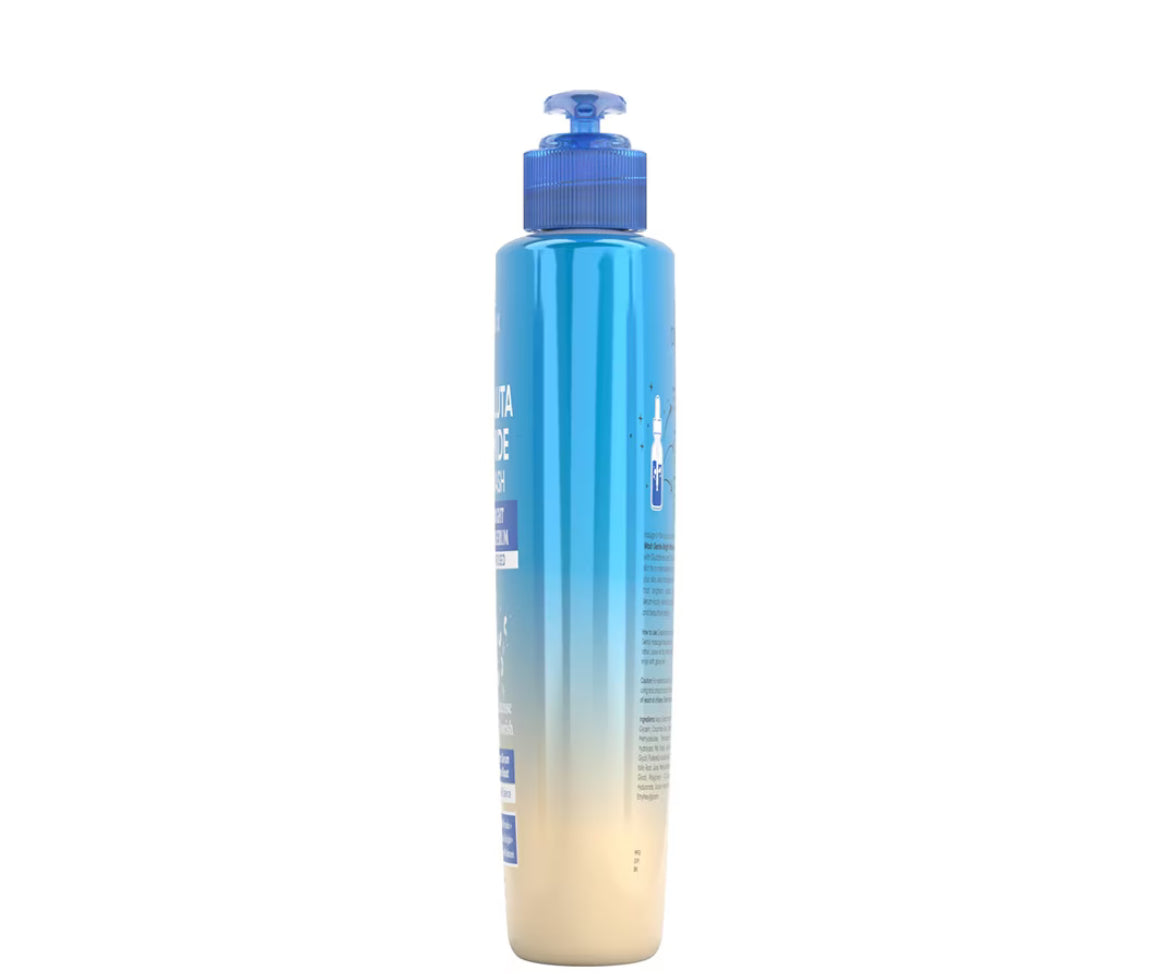 Luxe Organix Milk Gluta Ceramide Body Wash provides deep hydration during bath time

