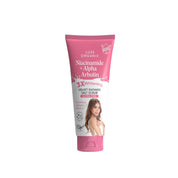 LUXE ORGANIX Niacinamide Alpha Arbutin Shower Salt Scrub 320g for deep cleansing