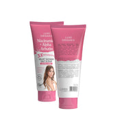 LUXE ORGANIX Niacinamide Alpha Arbutin Shower Salt Scrub 320g leaves skin soft and silky