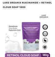 Luxe Organix Niacinamide + Retinol Cloud Soap 180g