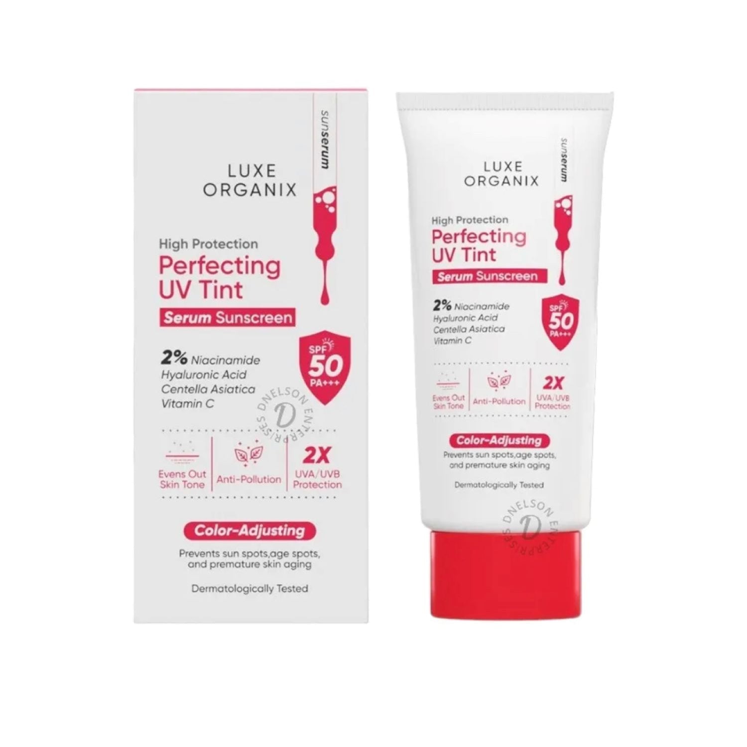 Luxe Organix Perfecting UV Tint Serum Sunscreen SPF 50