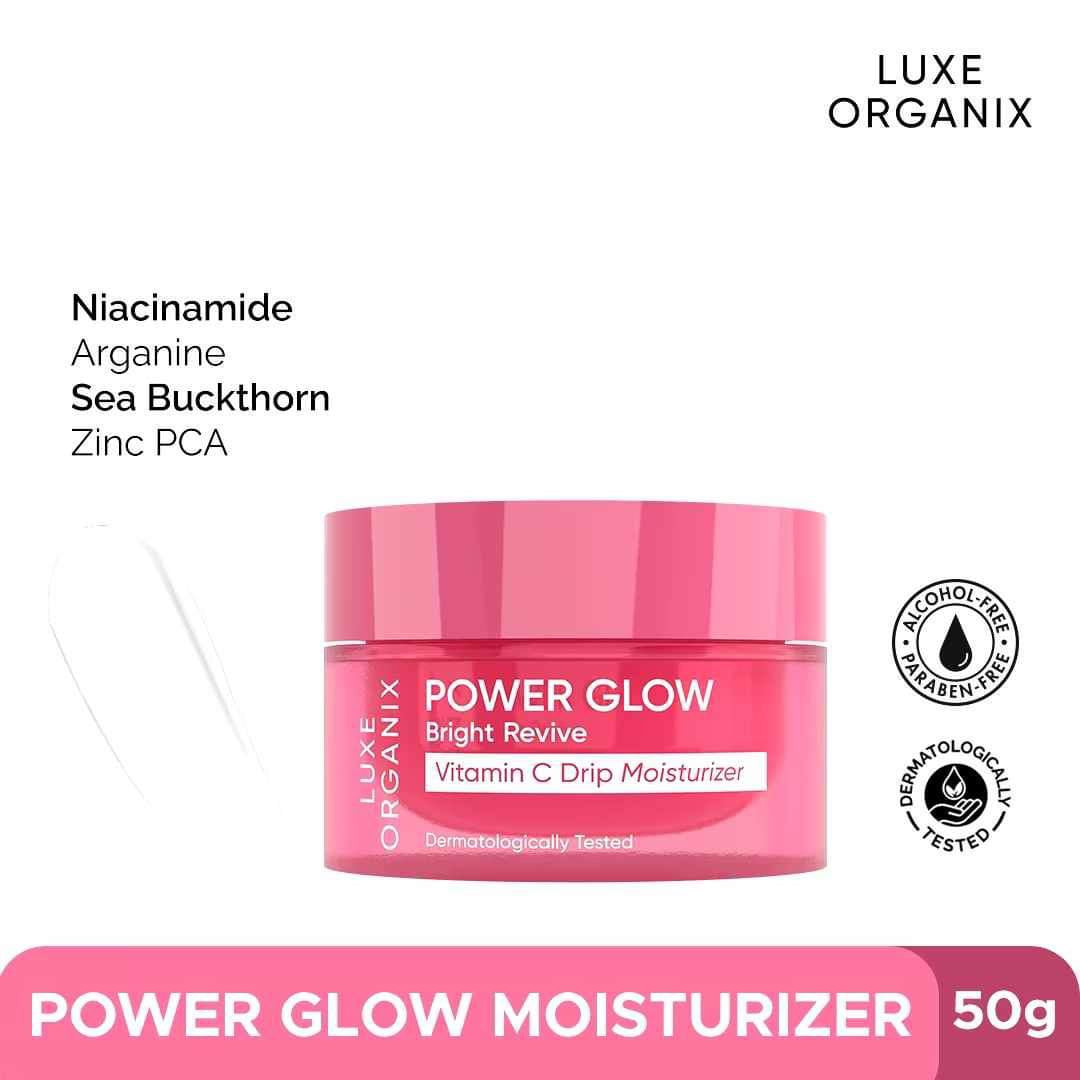 LUXE ORGANIX Power Glow Bright Revive Vitamin C Drip Moisturizer 50g