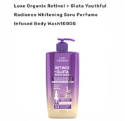 Luxe Organix Retinol Gluta Body Wash provides deep hydration

