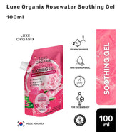 Luxe Organix Rosewater Soothing Gel 100ml ideal for makeup prep and base

