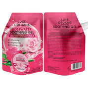 Luxe Organix Rosewater Soothing Gel 100ml helps achieve dewy glass skin

