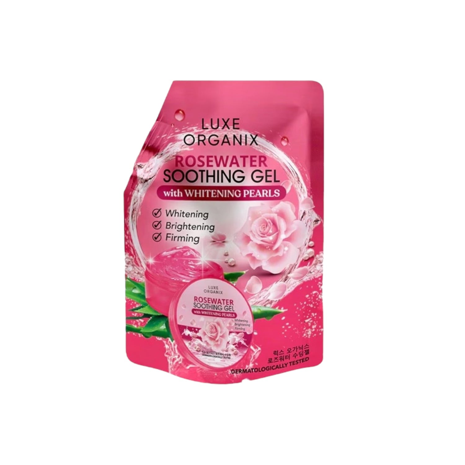 Luxe Organix Rosewater Soothing Gel 100ml hydrating face gel for daily use

