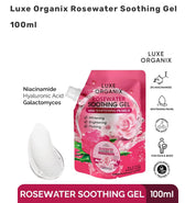 Luxe Organix Rosewater Soothing Gel 100ml daily moisturizer for healthy skin

