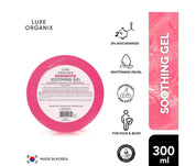 Luxe Organix Rosewater Soothing Gel 300ml multipurpose face and body moisturizer