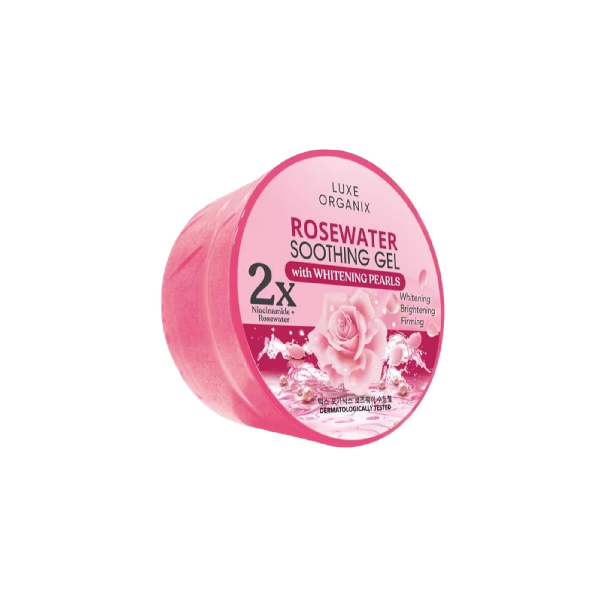 Luxe Organix Rosewater Soothing Gel 300ml for daily skin moisture and hydration