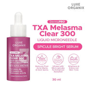 Luxe Organix DermaPRO TXA Melasma Clear serum with lightweight formula
