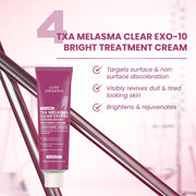 Luxe Organix TXA Melasma Clear toner for smoother and refreshed skin feel