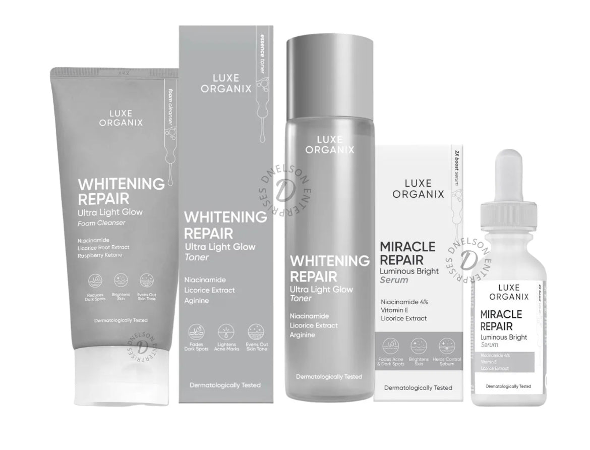 Luxe Organix Ultra Light Glow Cleanser for gentle daily face wash

