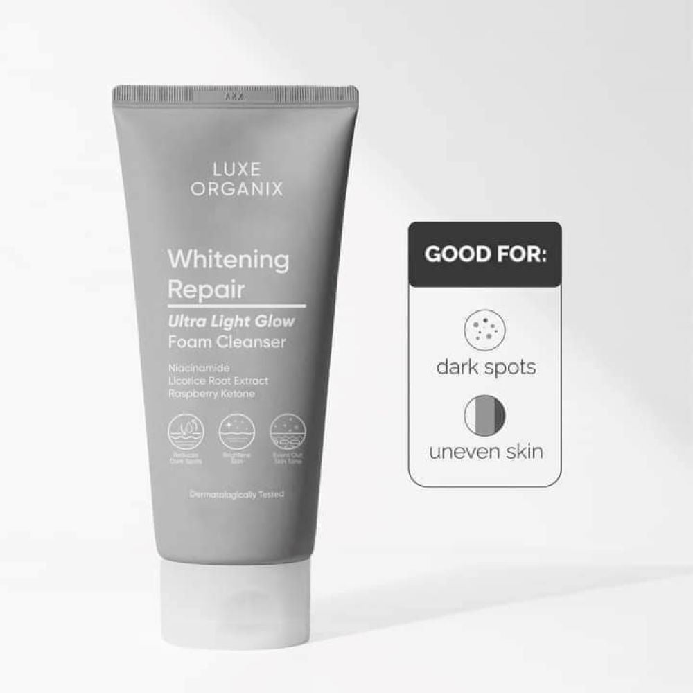 LUXE ORGANIX Whitening Repair Ultralight Glow Foam Cleanser 150g