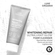 LUXE ORGANIX Whitening Repair Ultralight Glow Foam Cleanser 150g