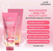Luxe Organix Niacinamide + Arbutin Whitening Serum Lotion 350ml