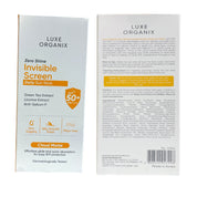 Luxe Organix ZERO Shine Invisible Daily Sun Stick delivers a matte finish

