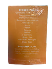 Luxe Slim Beauty Smoothie Cantaloupe Melon Hydrolyzed Marine Collagen