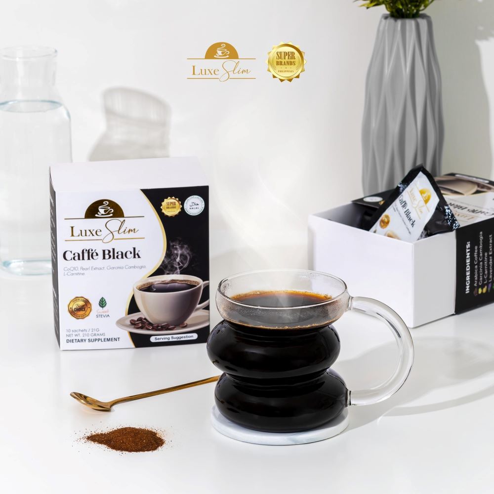 Luxe Slim Caffe Black, 10 Sachets