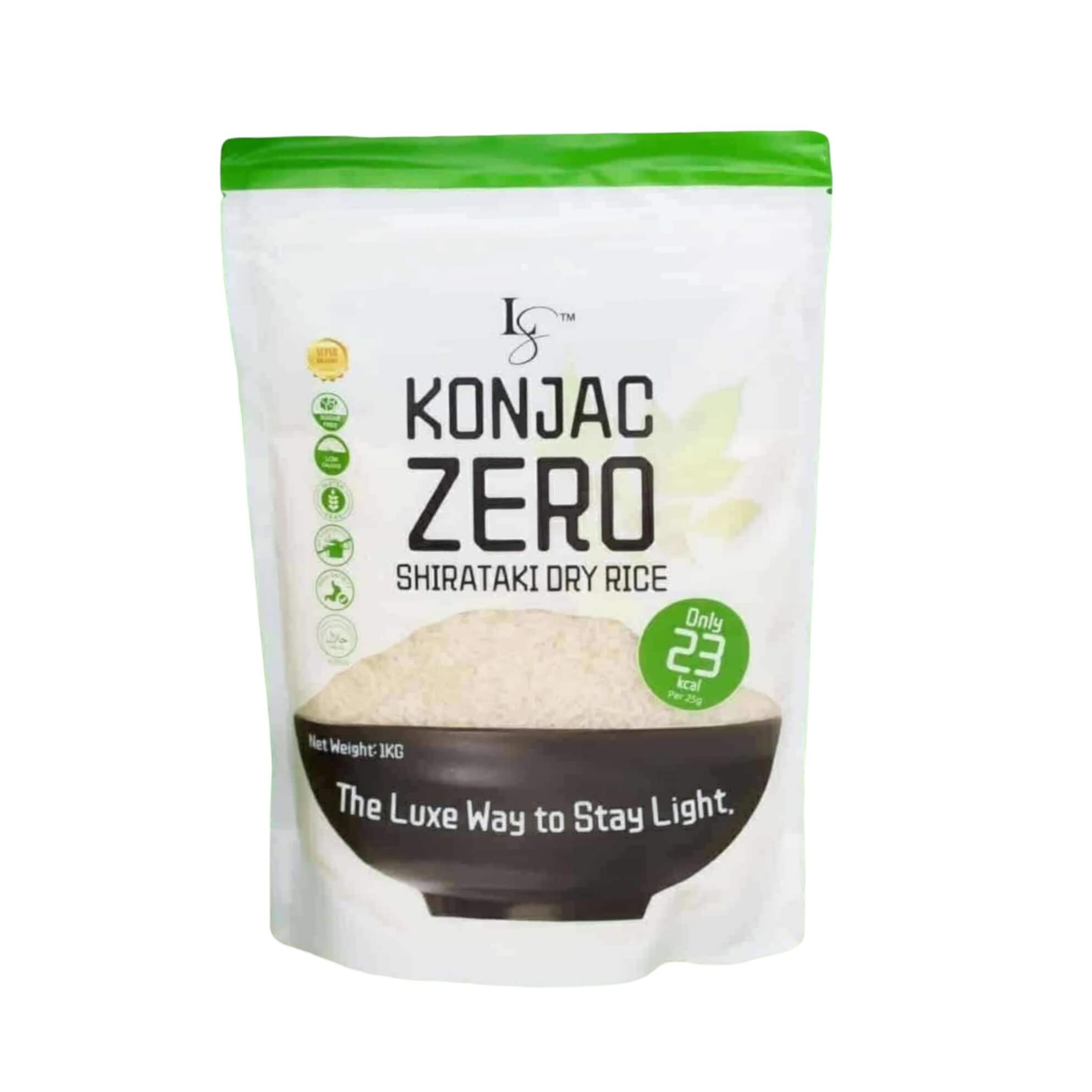 Luxe Slim KILO Pack Konjac Zero Shirataki Dry Rice – Low-Calorie Rice ...
