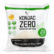 Luxe Slim Konjac Zero Shirataki Dry Rice 500g gluten-free rice alternative with a light and satisfying texture.