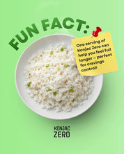 Luxe Slim Konjac Zero Shirataki Dry Rice 500g low-calorie rice alternative for healthy meals