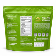 Luxe Slim Matcha Coffee combines matcha powder with a smooth coffee blend for everyday enjoyment.