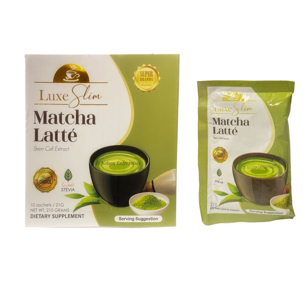 Luxe Slim Matcha Latte with Stem Cell Collagen Drink