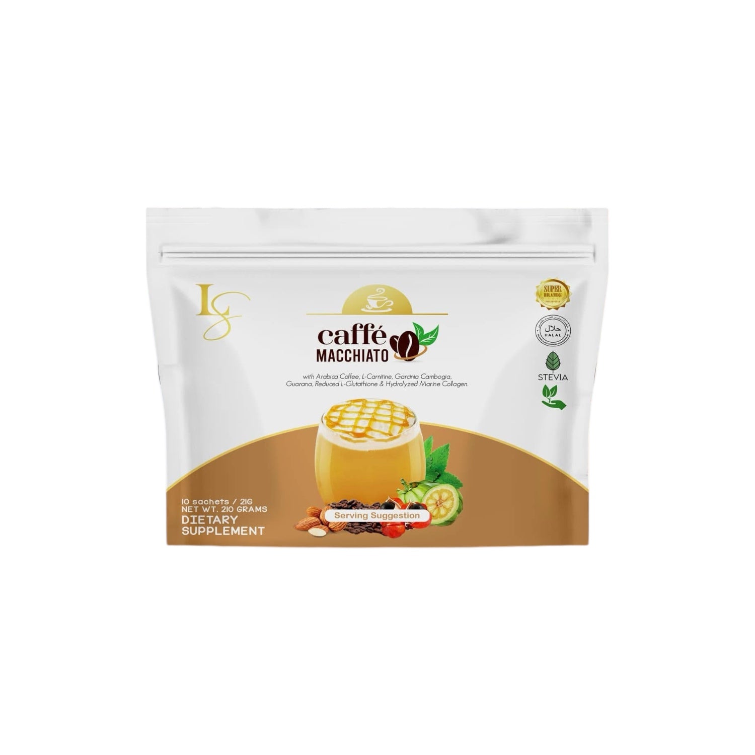 Luxe Slim Caff Macchiato with Arabica Coffee, L-Carnitine, Garcinia C D Nelson Enterprises Luxe Slim Caff Macchiato with Arabica Coffee, L-Carnitine, Garcinia C D Nelson Enterprises