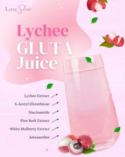 Luxe Slim Half Kilo Lychee Gluta Juice 500g is rich in collagen and other essential nutrients.