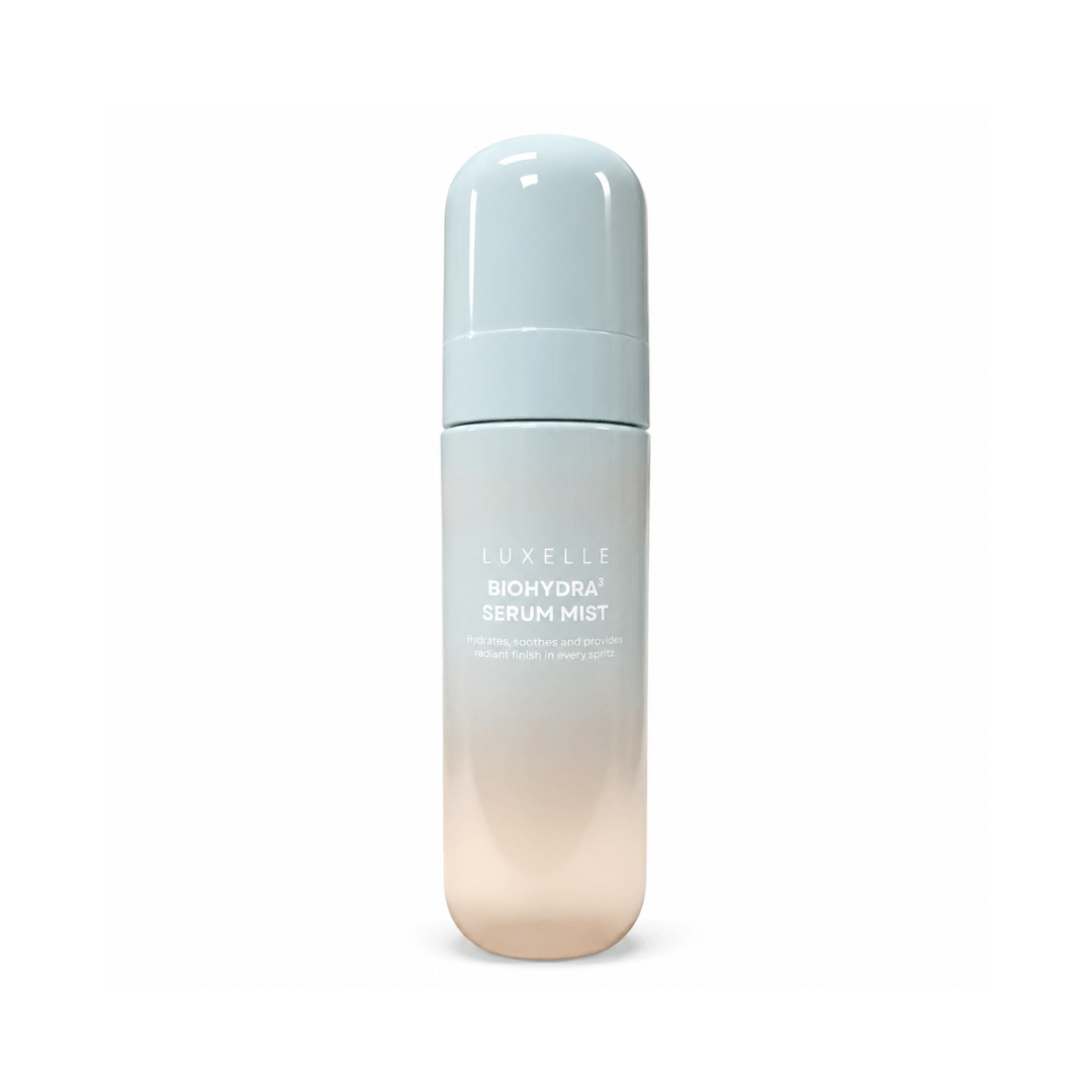 Luxelle BioHydra Serum Mist 80ml with Triple Hyalock Technology for lightweight daily hydration and moisture support