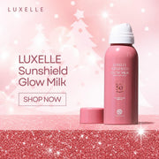 Luxelle Sunshield Glow Milk SPF50 PA+++ lightweight breathable sunscreen for comfortable daily wear