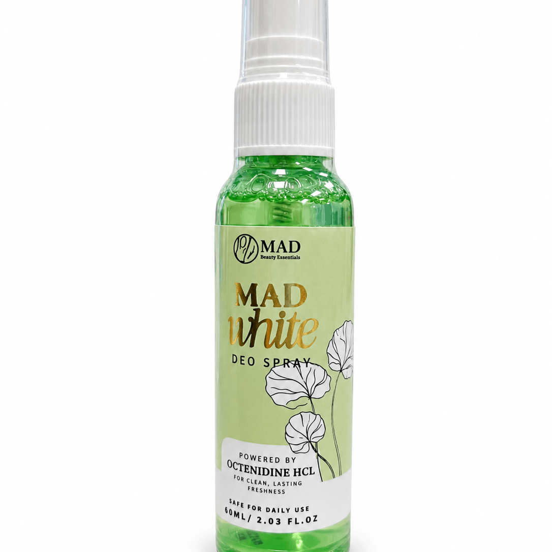 MAD Beauty Essentials MAD White Deo Spray with niacinamide for fresh and comfortable daily underarm care