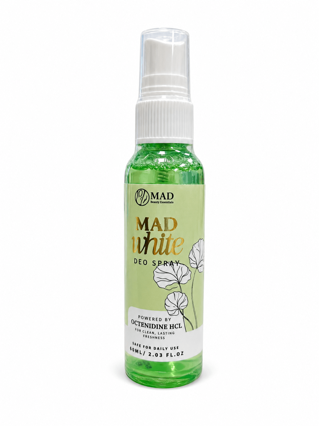 MAD Beauty Essentials MAD White Deo Spray with niacinamide for fresh and comfortable daily underarm care