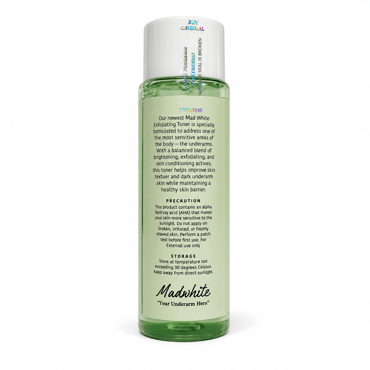 MAD Beauty Essentials MAD White Glow Toner with alpha arbutin and hydrating daily care formula