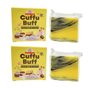 2 Bars Magara Skin Cuffu Buff Daily Coffee Scrub Soap 60g Each