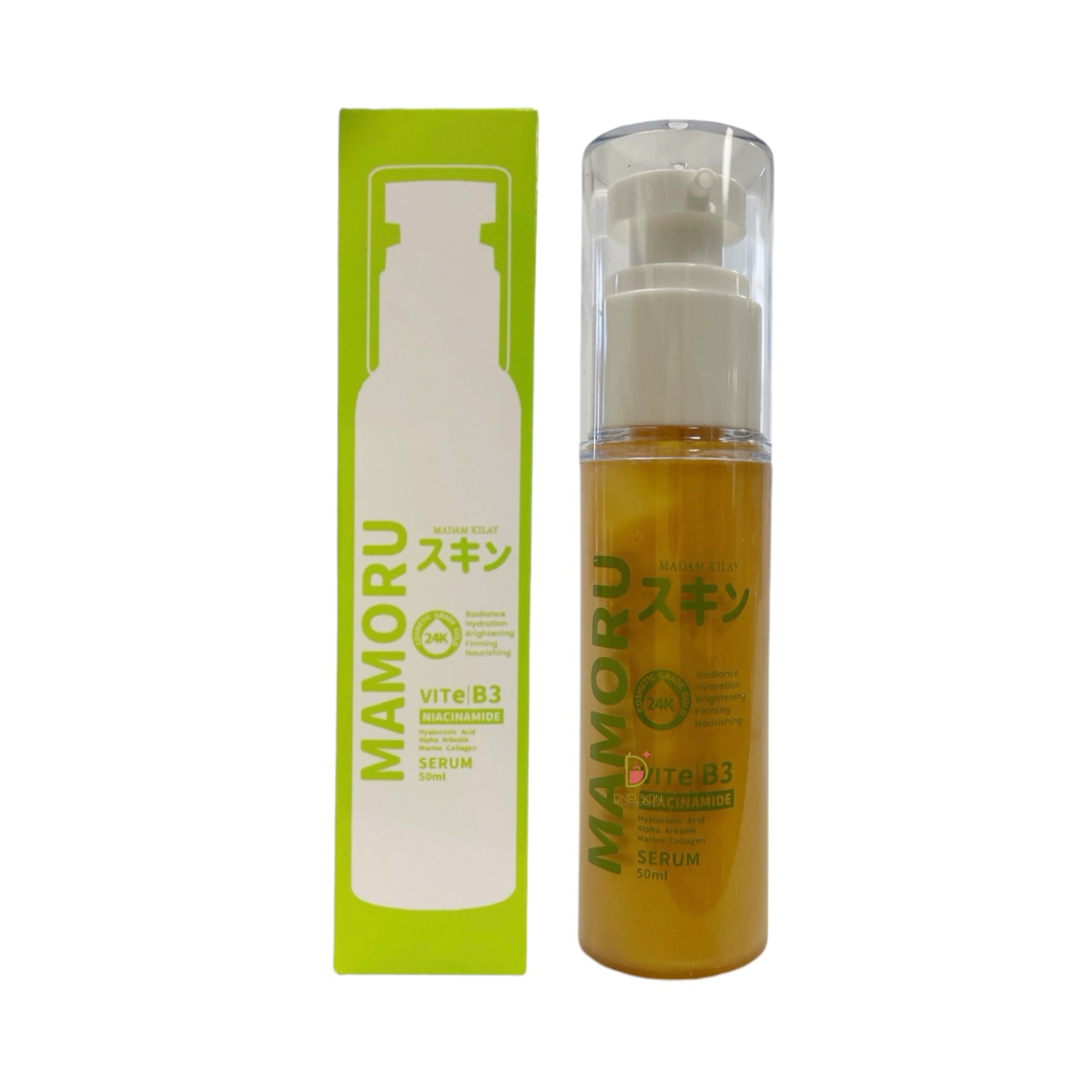 Mamoru 24K Gold Vit E B3 Niacinamide Facial Serum by Madam Kilay