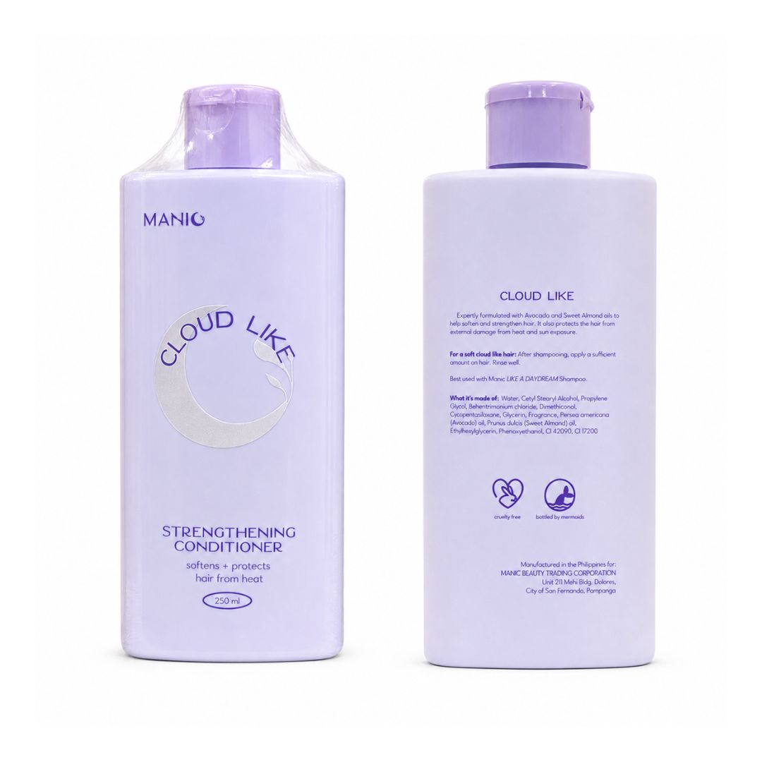Manic Beauty Cloud Like Strengthening Conditioner delivers moisture and softness without leaving hair feeling heavy.