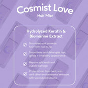 Manic Beauty Cosmic Love Hair Mist, 30ml