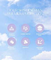 Manic Beauty SUNBEAM MOUSSE Hybrid Sunscreen SPF 50 PA++++ – Water-resistant formula suitable for active lifestyles.