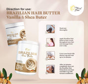 Merry Sun Brazilian Hair Butter 1000ml hydration care for long lasting softness