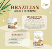 Merry Sun Brazilian Hair Butter 1000ml leaves hair smooth soft and easy to manage