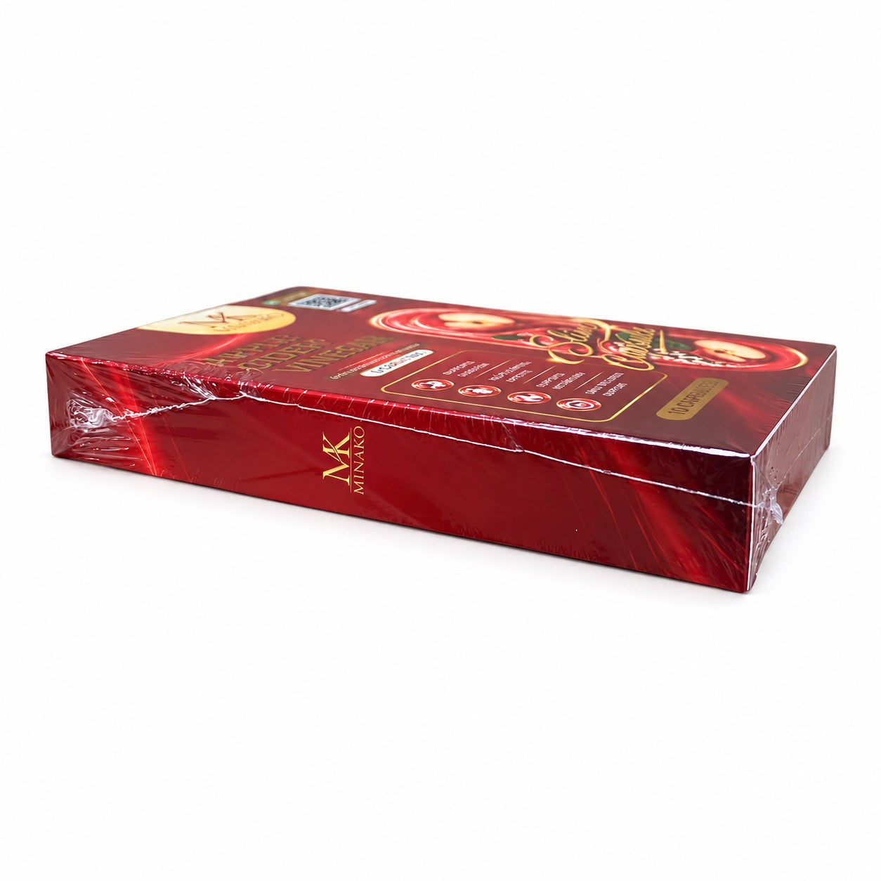 Minako Apple Cider Vinegar Capsules 10pcs featuring a multi-ingredient blend of botanical extracts and fruit powders.