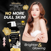 Minako Niacinamide Glutathione Plus Body Lotion 500ml with lightweight texture