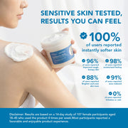Mirai Hokkaido Milk Gentle Body Polish with creamy exfoliating scrub texture for body care