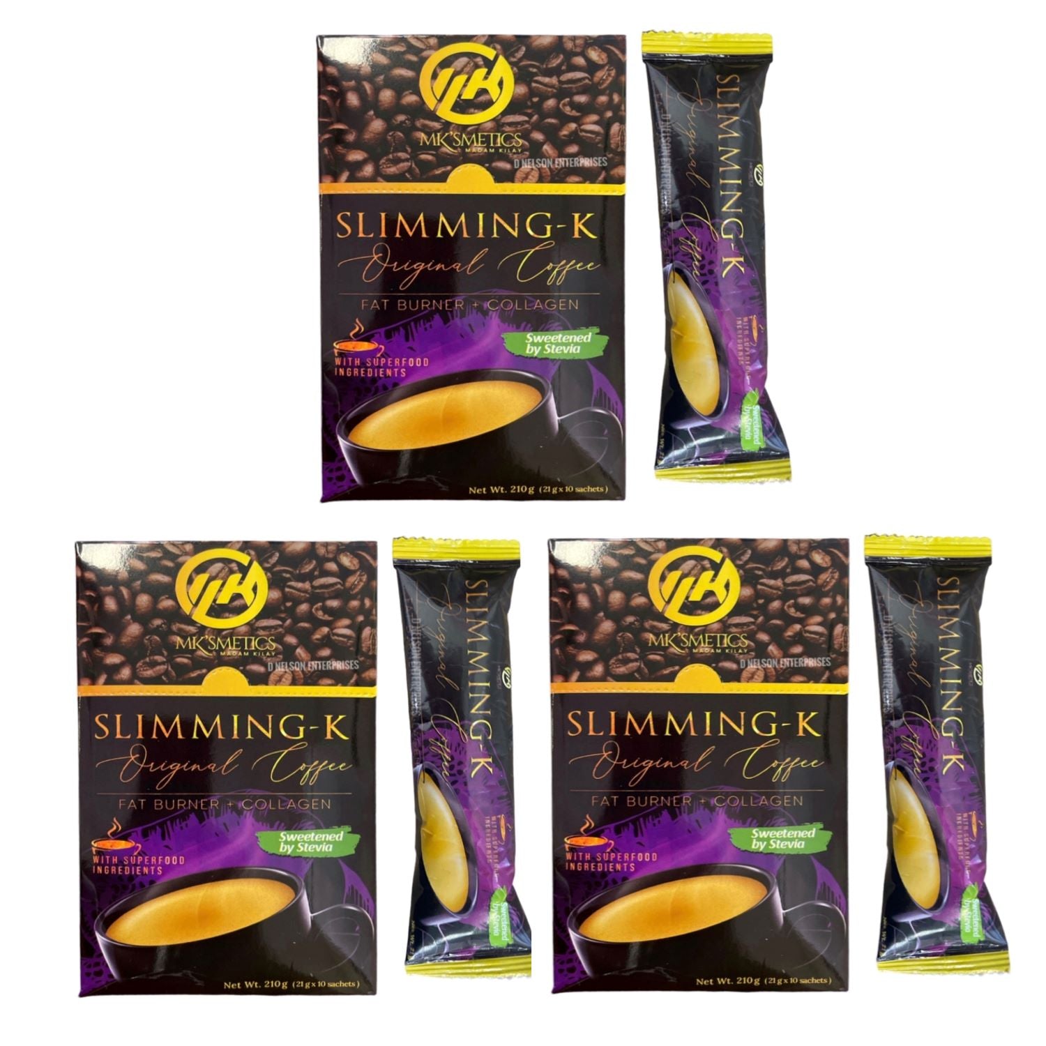 MK'SMETICS Slimming - K Coffee New Packaging