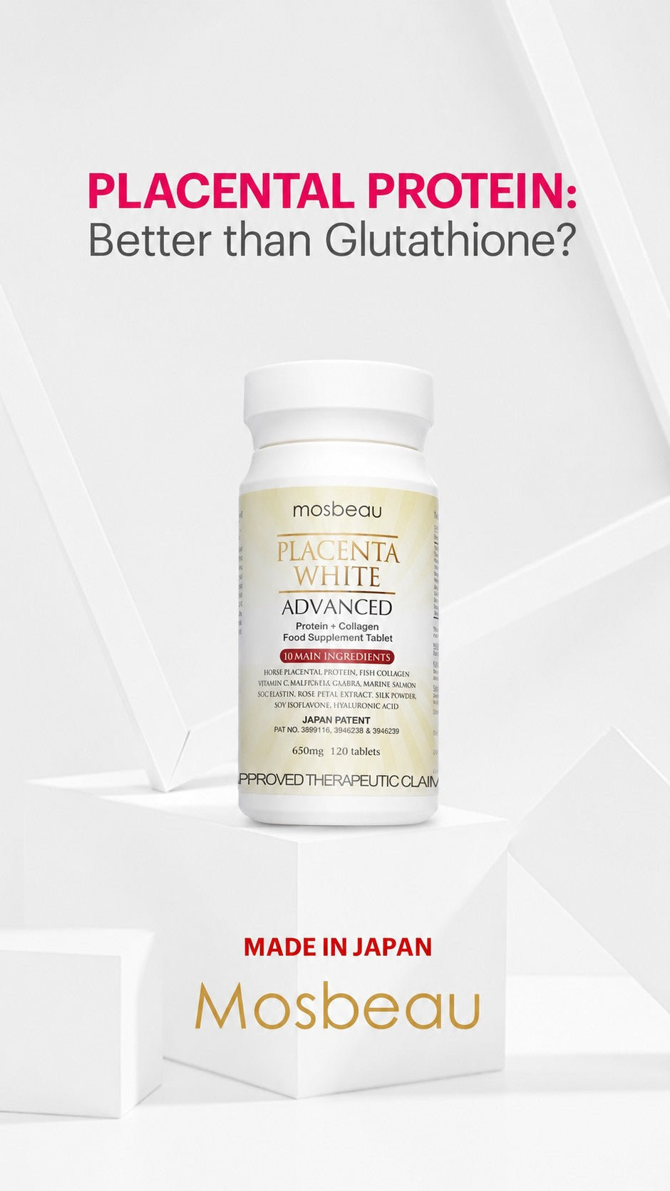 Mosbeau Collagen Beauty Supplement with Vitamin C and Hyaluronic Acid for a simple daily beauty routine