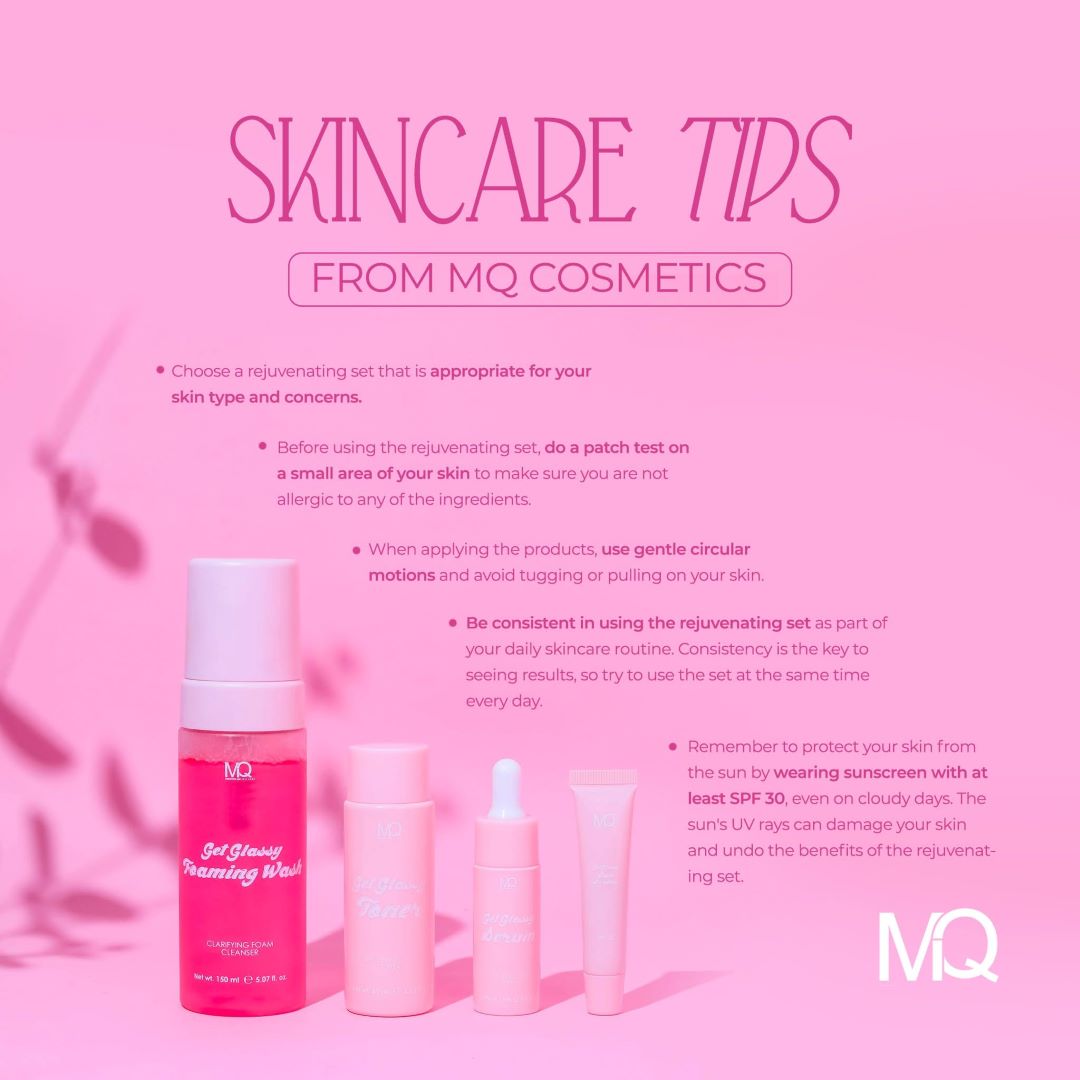 MQ Cosmetics Get Glassy Skin Perfecting Facial Set